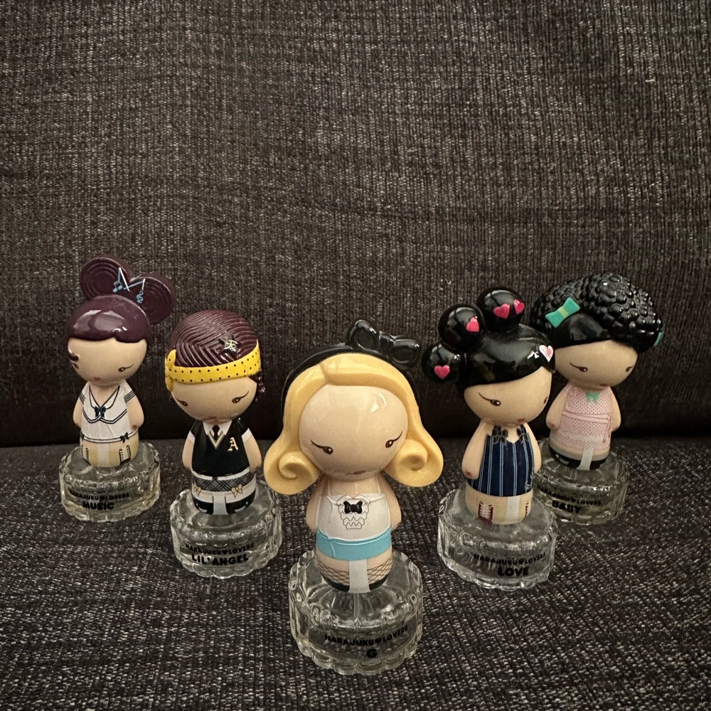 Harajuku Lovers Complete Perfume Bottles Set (Original Design)
